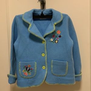 Hannah Anderson blazer size 5 or EU 110. 100% cotton. Beautiful! 3 seasons.